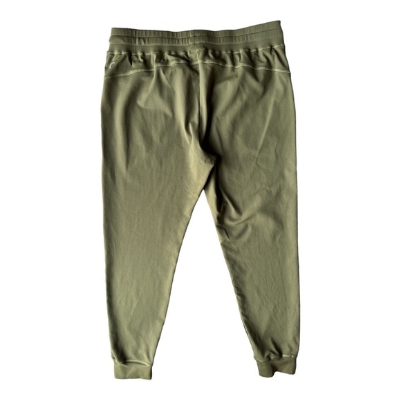 Zyia Active Unwind Women’s Olive Green Fitted Jogger Pants Wide Waistband, XL - Picture 3 of 10